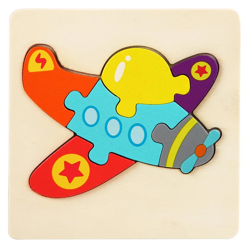 3D Animal & Vehicle Puzzle Board