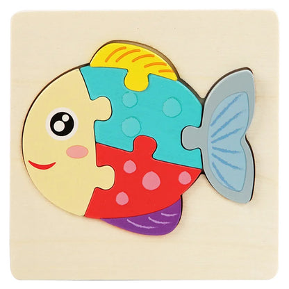 3D Animal & Vehicle Puzzle Board