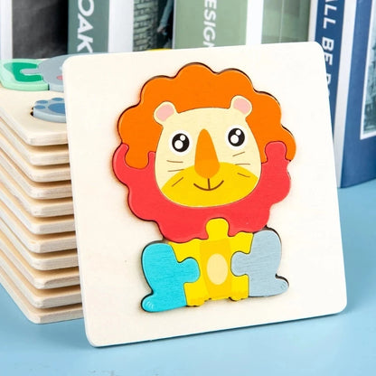 3D Animal & Vehicle Puzzle Board