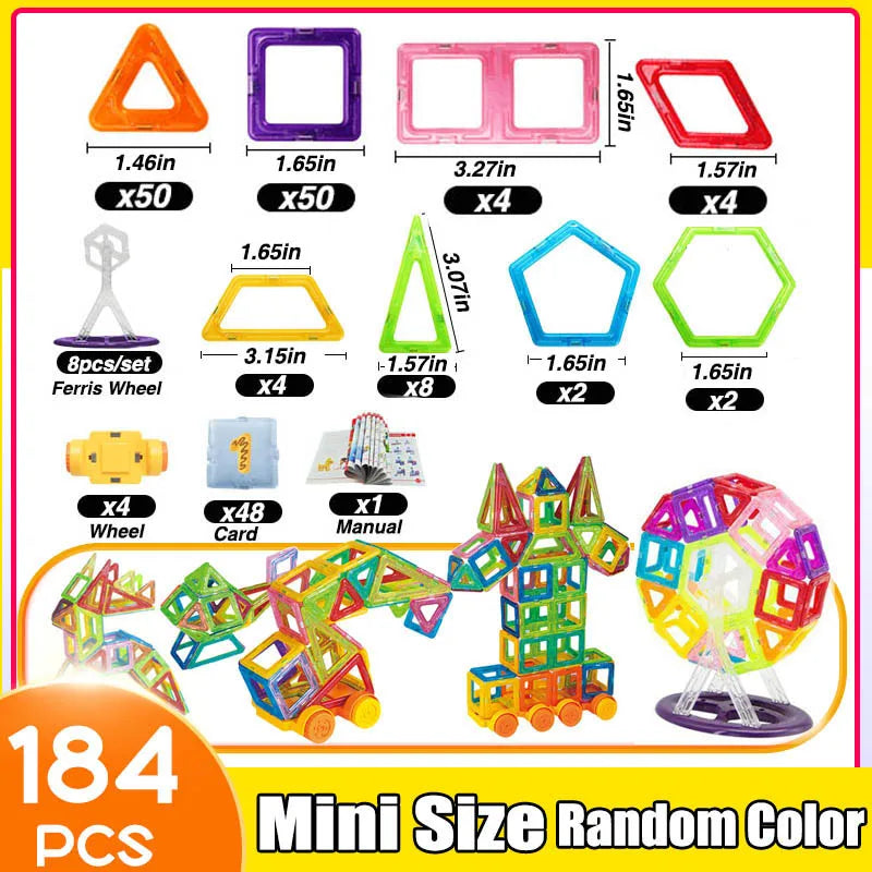 Magnetic Building Blocks Set