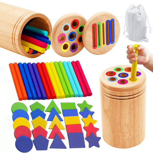 Wooden Color Sorting Toy