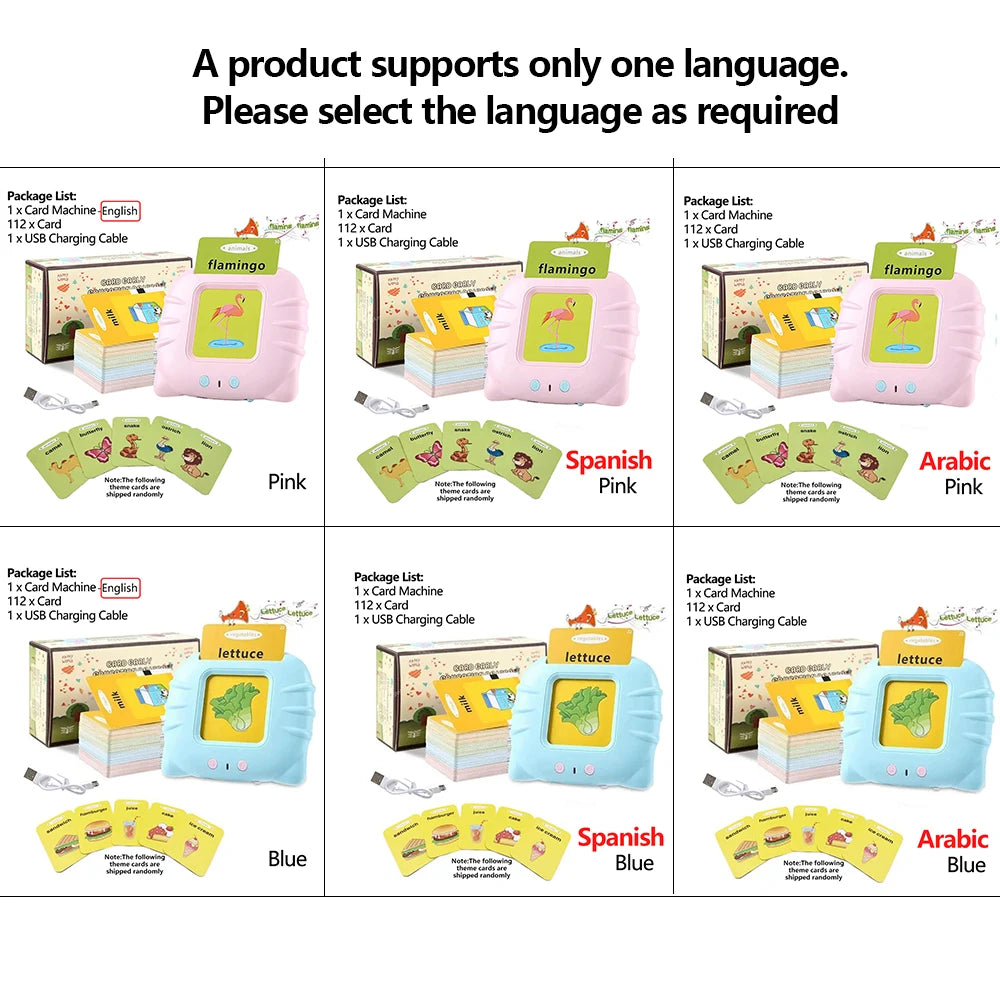 Kids Learning Flash Cards Set