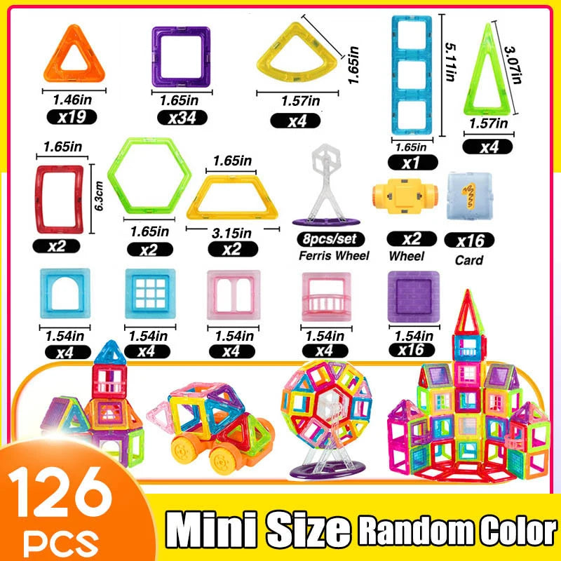 Magnetic Building Blocks Set