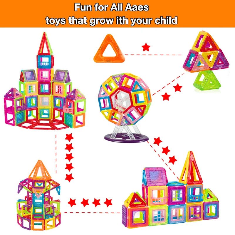 Magnetic Building Blocks Set