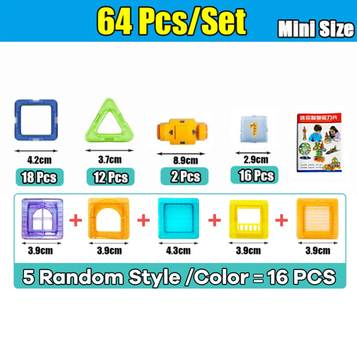 Magnetic Building Blocks Set