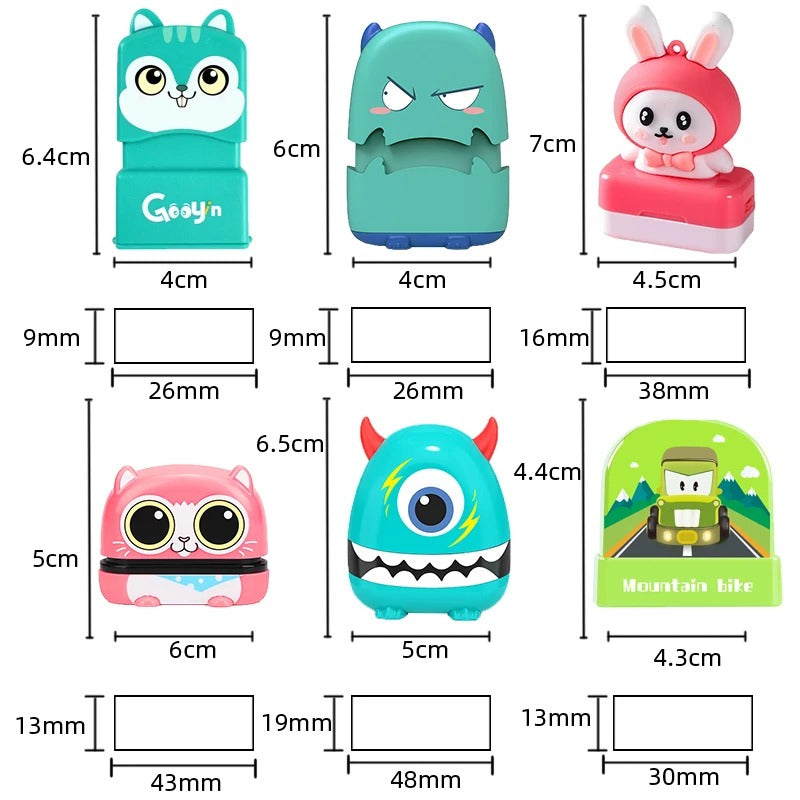 Children's Name Seal Custom Student's Name Stamp